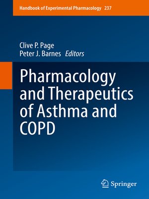 cover image of Pharmacology and Therapeutics of Asthma and COPD
